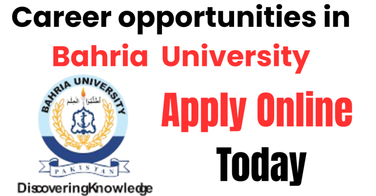bahria university jobs