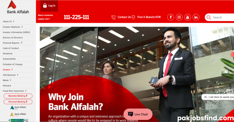 bank alfalah jobs